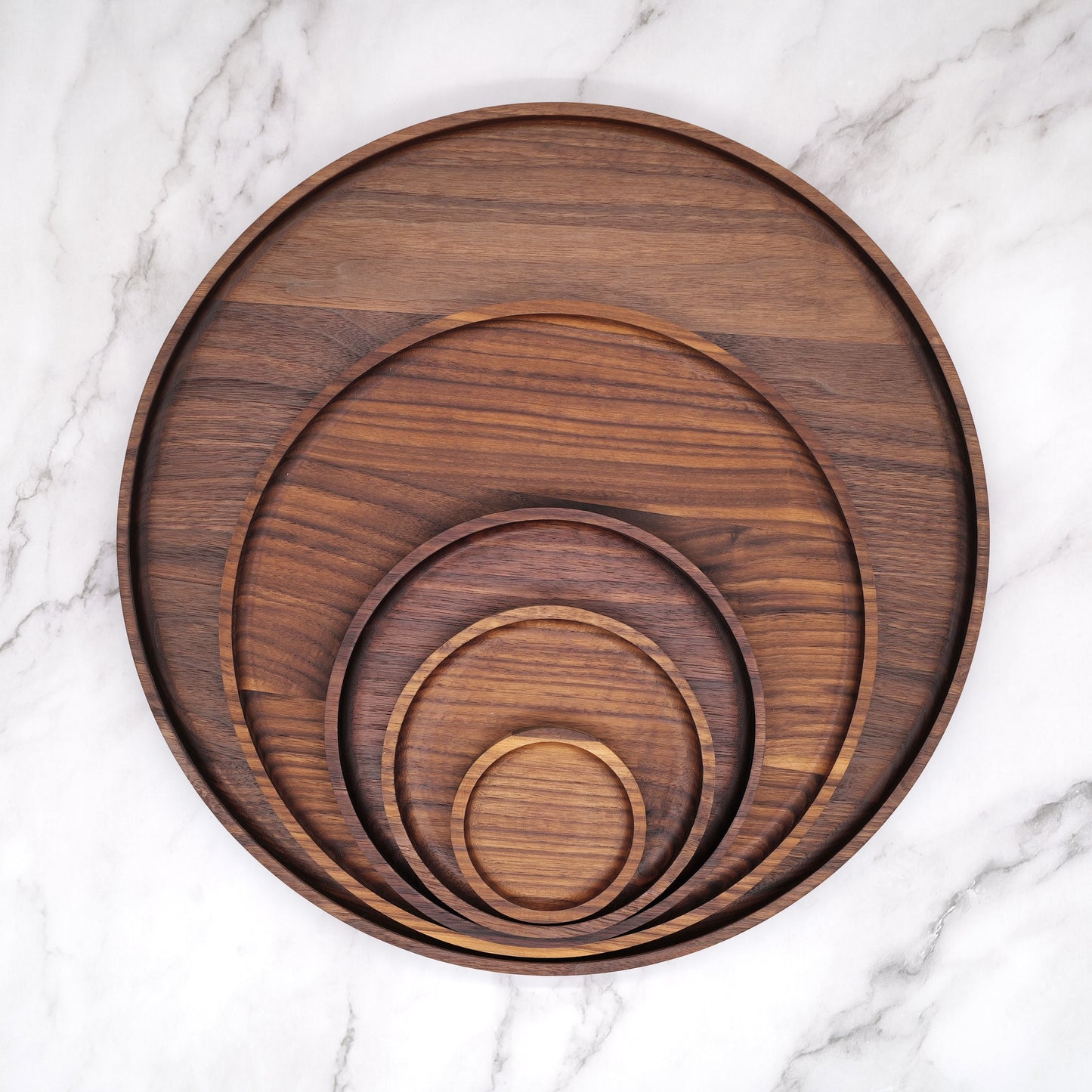 Round Wooden Tray