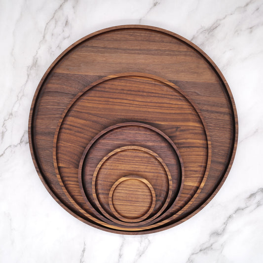 Round Wooden Tray